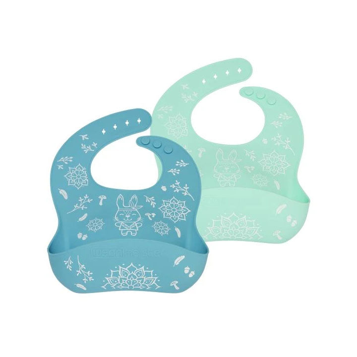 Wean Meister Easy Rinse Bibs - 2 pack