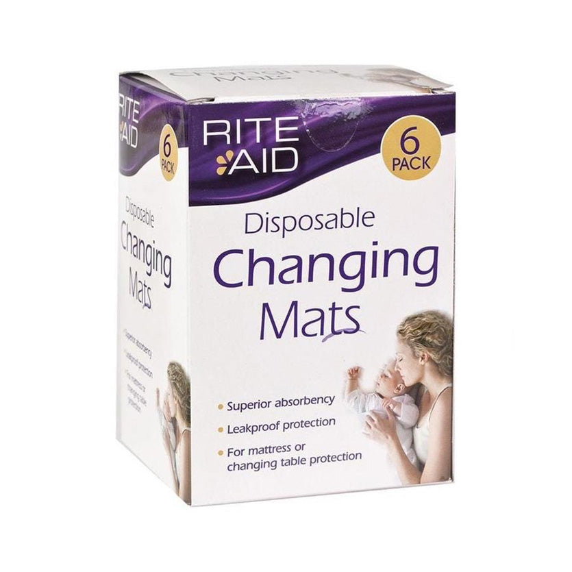 Rite Aid Disposable Changing Mats (6 pack)